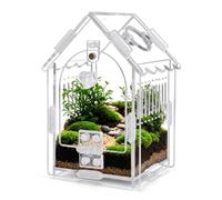 Acrylic Reptile Terrarium for Insect Deeding Breeding Habitat 20x12x12cm