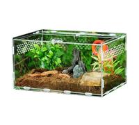 Acrylic Reptile Terrarium Tank, Snake Feeding Breeding Box Transparent Tarantula Enclosure House, Pet Habitat Terrarium Containers For Geckos Invertebrates Lizards Scorpions