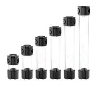 Acrylic Reservoir OD50MM Water Cooling Tank G1/4' PC MOD YSX-5DC(Black,370mm)