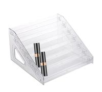 Acrylic Riser - Display Riser | 7 Tiers Large Capacity Acrylic Clear Display Stands, Stylish Home Organization Risers For Countertop, Business Products, Promotionss, Cosmetic Storage, Showcase