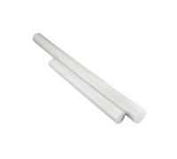 Acrylic rods, 10pcs 250mm Length White ABS Rods, 0. 5-15mm Dia Round Plastic Stick(1.5x250mm)