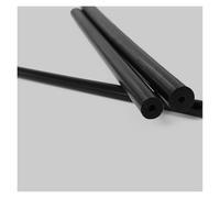Acrylic rods, Hollow PU rod 500mm length round stick RUBBER SPRING bar(Black,O.D.55mm I.D.8mm)