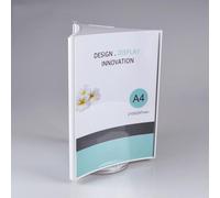 Acrylic Rotating Display Stand for A4 Documents in Home, Office, and Retail Settings