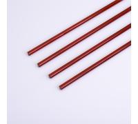 Acrylic Round Rod Clear, 5pcs Colored Acrylic Round Rods, Acrylic Rods Solid, Solid Clear Colored Acrylic Rods(Red,5x250mm)