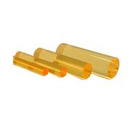 Acrylic Round Rod Clear, Green Red Yellow Orange Blue Clear Transparent Acrylic Plastic Round Rod Bar, PMMA Solid Rods 1pc(Unique Colour,3x500mm)