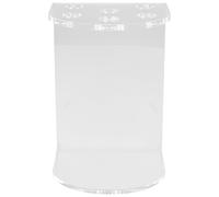 Acrylic Salon Scissor Keeper Rack for Hair Stylist Desk | Hairdressing Tools Holder, Organiser for Bathroom and Salon Use, Acrylic Build, Fits Miscellaneous Desk Items and Shears