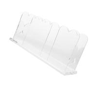 Acrylic Scalloped Napkin Holder for Table and Kitchen