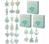 Acrylic Sea Glass for countdown Calendar Blue 25cm Acrylic Sea