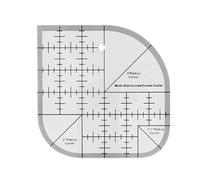 Acrylic Sewing Curved Corner Cutter Ruler Sewing Machine Quilting Ruler Sewing Patchwork