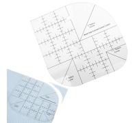 Acrylic Sewing Curved Corner Cutter Ruler Sewing Machine Quilting Ruler Sewing Patchwork Ruler for Drawing DIY Quil Sewing Project