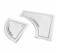 Acrylic Sewing Template,Quick Curve Quilt Cutting Guide,Creative Quilt Cutting Template for Advanced or Beginner,Quilters,Professional Tailors, Apprentices or DIY Craft Patterns (3.5inch)