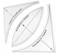 Acrylic Sewing Template,Quick Curve Quilt Cutting Guide,Creative Quilt Cutting Template for Advanced or Beginner,Quilters,Professional Tailors, Apprentices or DIY Craft Patterns (8inch)