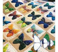 Acrylic Sewing Tools Transform Your Quilt Designs with the Beautiful Butterfly Template Set (M)