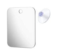 Acrylic Shaving Looking Glasses with Suction Cup Portable Shaving for Grooming Bedroom Dressing Room Fogless Bathroom Shower