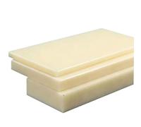 Acrylic Sheet, ABS Plastic Sheet 300x300mm Multicolor 1-20mm for CNC Prototyping Model Making(Beige,300x300x8mm)