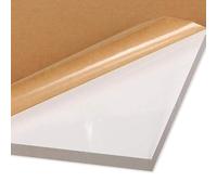 Acrylic Sheet Clear Cast Glass(1ft x1 ft) 12 inch x 12 inch 305 mm X 305 mm Square Panel 12 MM 1/2" Thick Plastic Glass Board with Protective Paper for Signs, DIY Display Projects, Craft 1 PC