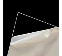 Acrylic Sheet Clear Plastic Polycarbonate Sheet 2mm Transparent PC Hard Panel,Roofing Sheet with Protective Film,for Shed Windows,Craft DIY,Picture Frame Glass Replacement (60x60cm(23.6x23.6in))