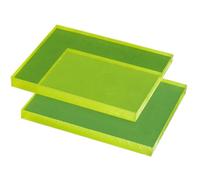 Acrylic Sheet Plastic,2pcs - High Strength Elastic Rubber Board for Industrial Use, Oil-Proof & Wear-Resistant Damping Plate for Shock Absorption(250 * 500 * 2mm)