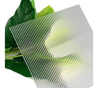 Acrylic Sheets Panel for Furniture Partitions, 20x20cm, Multicolor, 3-10mm(Thick Stripe,Thick 8mm)