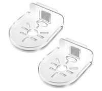 Acrylic shelves - Universal No Drill shelves for Camera Wall Mount, 2 Sets Self Adhesive Floating Shelf for Blink, TP-Link, Baby Monitors, Smart Speakers - Easy Install Universal Adhesive Shelf