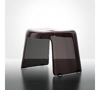 Acrylic Shower Stool, Backless Non-Slip Waterproof Bath Stool for Children and Elders, Thicken Design