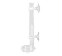 Acrylic Shrimp Feeding Tube Transparent Crystal Shrimp Feeder for Fish Tank Aquarium with Feeding Plate and Sucker Premium Quality Durable Easy to Use (25CM)