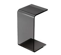 Acrylic Side Table, Modern Transparent End Table with Storage, Stylish Accent Table for Living Room & Bedroom Decor
