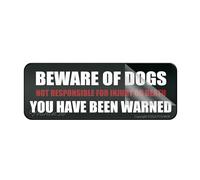 Acrylic Sign For Wall Beware Of Dog Signlong Lasting With Strong Clean Adhesive Tape In The Back - 10" X 3"Inch