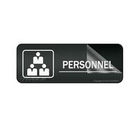 Acrylic Sign For Wall Company Studio Sign Personnel Sign Self-Adhesives Sign For Door Or Wall 10 X 3 Inch Premium Acrylic Design Plate