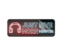 Acrylic Sign For Wall Neon Gaming Sign Just Five More Minutes Signlong Lasting With Strong Clean Adhesive Tape In The Back - 10" X 3"Inch