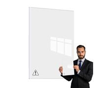 Acrylic Sign Holder - Clear Magnetic Wall Frames for Posters, Boards and Signs with Easy Change Function, Rewards Display Frame,