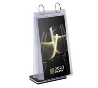 Acrylic Sign Holder,Table Card Multi-Page Flip Display 6 Pages-12 Sides,T Shape Double-Sided Desktop Display Holder,Perfect for Restaurants,Wedding,Office,Photo Frames,Store,Promotions (Vertical-4x6")