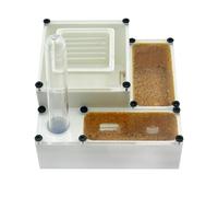 Acrylic Simulation Ant Farm Nest - with Feeding Area, Clear Habitat for Ant Colony Observation Pet house(Wei)