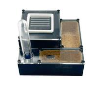Acrylic Simulation Ant Farm Nest - with Feeding Area, Clear Habitat for Ant Colony Observation Pet house(Nero)