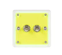 Acrylic Single Or Double Control Toggles Switches Panel Plate Push Button Vintage Covers for Home Office Decors Wall Panel