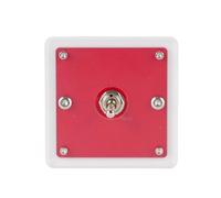 Acrylic Single Or Double Control Toggles Switches Panel Plate Push Button Vintage Covers for Home Office Decors Wall Panel