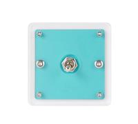Acrylic Single Or Double Control Toggles Switches Panel Plate Push Button Vintage Covers for Home Office Decors Wall Panel