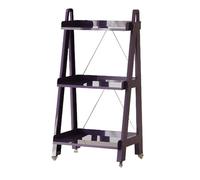 Acrylic Slim Storage Cart with Wheels, Utility Rolling Shelf Cart, Mobile Transparency Skinny Storage Shelves for Bedroom Living Room, Bathroom, Laundry, Office(Purple,24.8x18.1x49.6in)