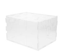 Acrylic Small PET Cage with Breathable Play Area | Odorless Build, Exercise Space for Small Pets and Small Hedgehog, Suitable for Friends with Small PET