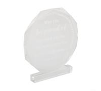 Acrylic Souvenir Trophy A Beautiful to Colleague Contributions