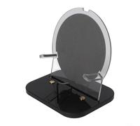 Acrylic Speaker Desktop Stand with Cushion Pad for Bang & Olufsen for BEOSOUND A1 2nd Gen, Black Non-Slip Display Base to Reduce Vibration and Protect Audio Device, 22x18x6cm