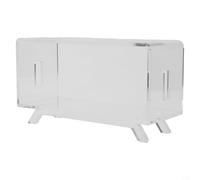 Acrylic Speaker Stand, for Marshall, for Emberton II - Stable Desktop Holder with Vintage TV Design - High Translucent & Glossy Black Display Base, for Home Office(Is transparent)