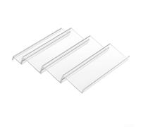 Acrylic Spice Rack Organizer, Tiered Kitchen Drawer Storage Tray, For Cabinets, Spice Holder For Herbs,Seasoning Jars,Baking Supplies,Condiments (4-piece set)