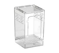 Acrylic Spider Enclosure Clear Breathable Terrarium Habitat for Mantis Frog Reptile | Transparent Ventilated Tank Cage for Lizard Small Turtle Snail Snake Hermit Crab Pet Observation Display