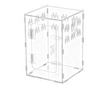 Acrylic Spider Habitat, Climbing Area Enclosure, Reptile Tank | Durable Transparent Container Improving Reptile Watching And Care, Ideal For Gecko Turtles, Turtles,