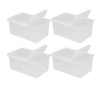 Acrylic Spider Terrarium Ventilation 4pcs Breeding Box with Panel | Smooth Surfaces, Easy Access and Maintenance, for Spiders and Insects, Observation