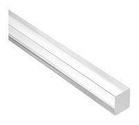 Acrylic square tube, Clear Acrylic Square Rods 5x5-20x20mm x 100-500mm(8x8x500mm)