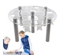 Acrylic Stand Chess Rack - Acrylic Display Chess Base, Five Support Structures | Stable Rack Secure Support Platform, Ideal Kit Configuration for Chess