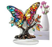 Acrylic Statue - Flat Ornament with Base, Decorative House Figures, Display Piece, Modern Design | Living Room, Desk, Mantle, Kitchen, Window, Entry