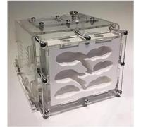 Acrylic Stereoscopic Observation Nest Acrylic Ant Nest Feeding Box Ecological Gypsum Ant House Castle With Feeding Area Ant Hill Workshop Ant Habitat Science Experiment Set Colony Behaviour Study(A)